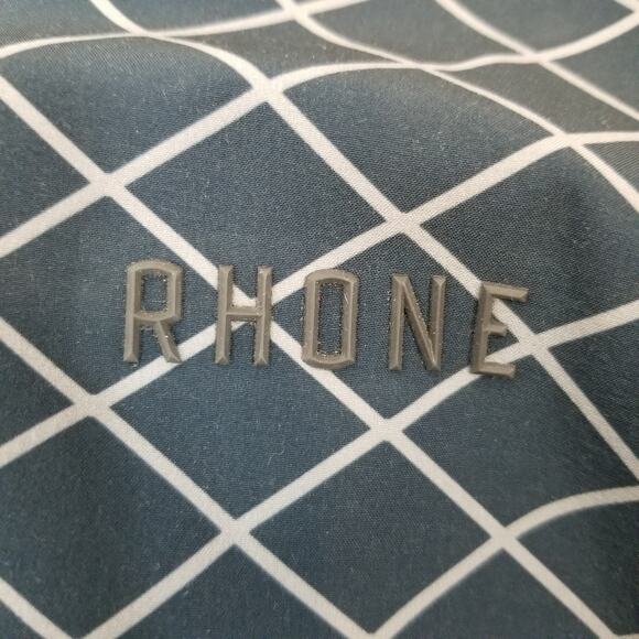 Rhone Men's Hooded Full Front Zip Lightweight Jacket Blue Size Large - Picture 6 of 9